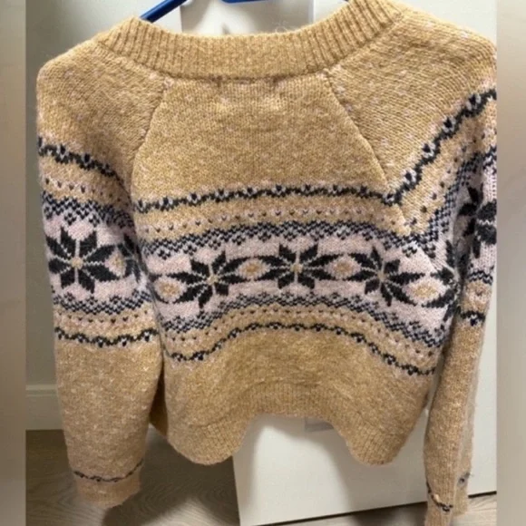 Old Navy Holiday Fair Isle Cardigan Sweater - Picture 8 of 8